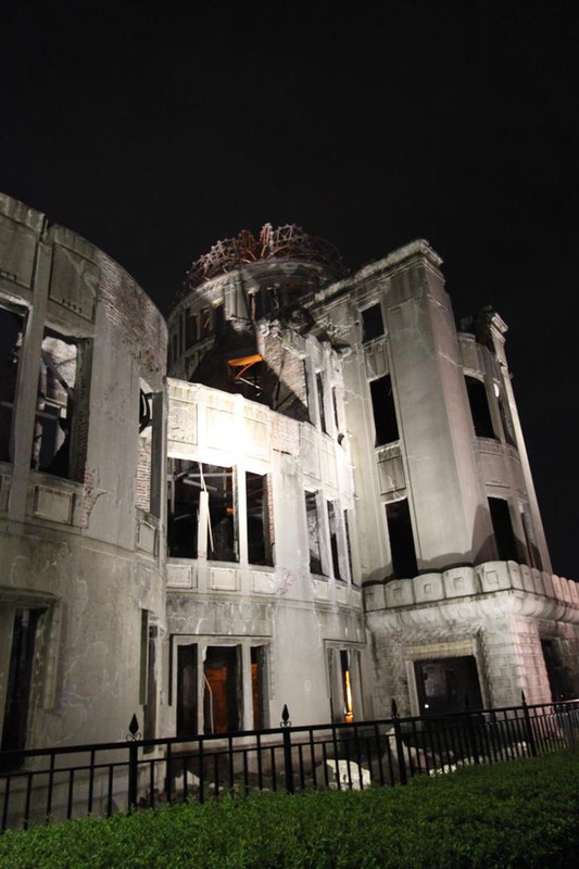 A-Bomb Dome by night