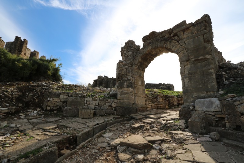Gateway at Aspendos ruins