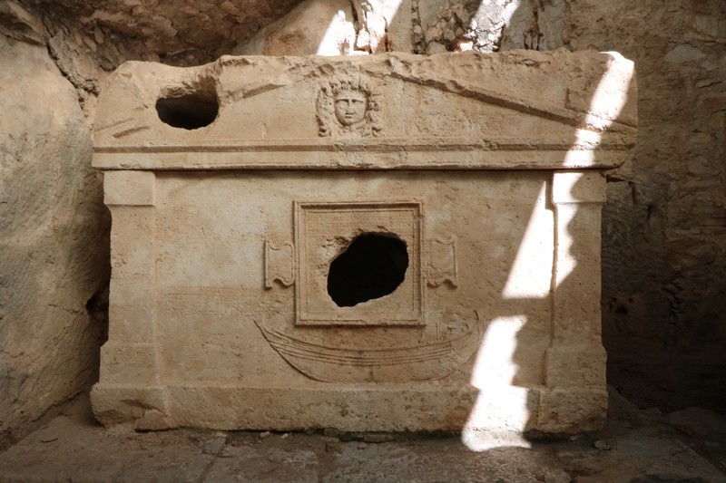 Tomb near the entrance to Olympos