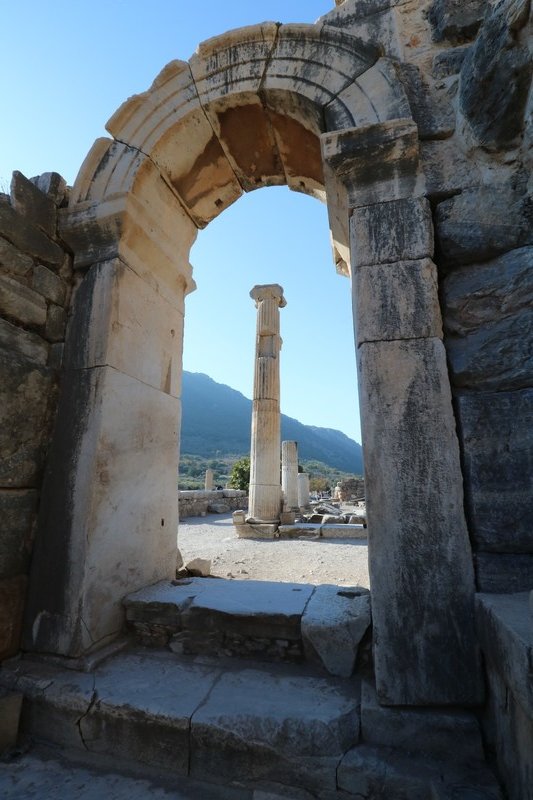 Ephesus - Prytaneum  viewed from the Odeon