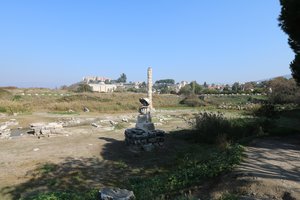 What remains of the Temple of Artemis