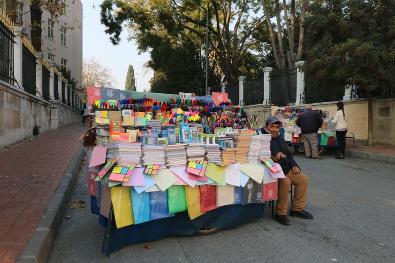 Stationary for sale outside Istanbul University