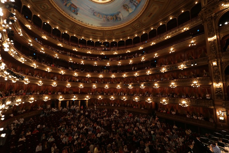 Teatro Colon from the Presidents box
