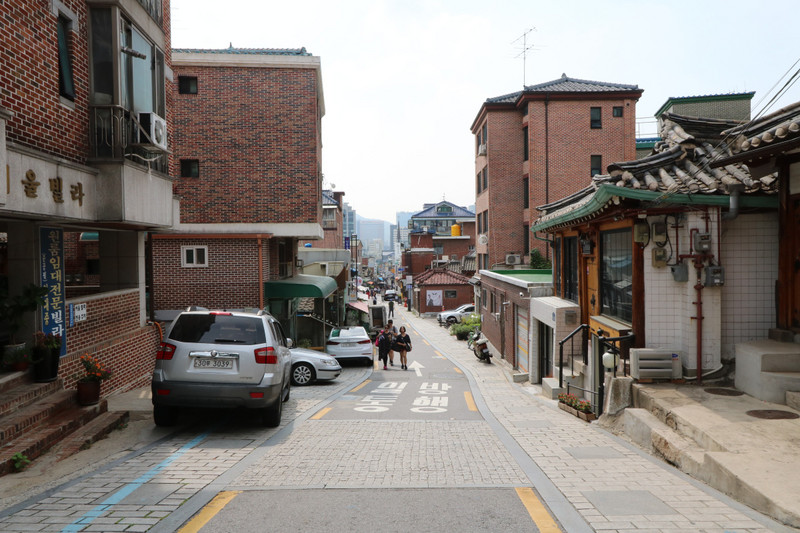 Streets around the Bukchon Hanok Village