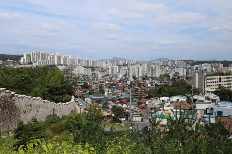 View from Seoul city wall