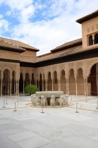 Patio of the Lions, the Alhambra