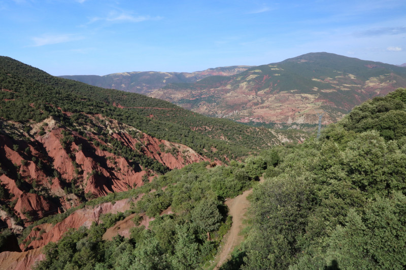 Day Four - Scenery on the way down the High Atlas towards Marrakech