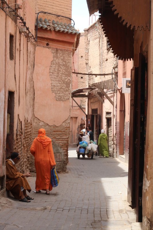 Marrakech medina street