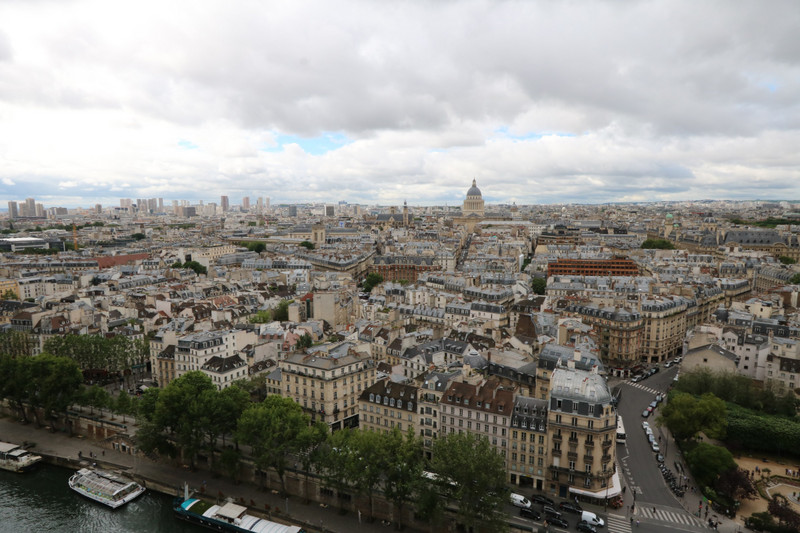 View from the towers of Notre Dame