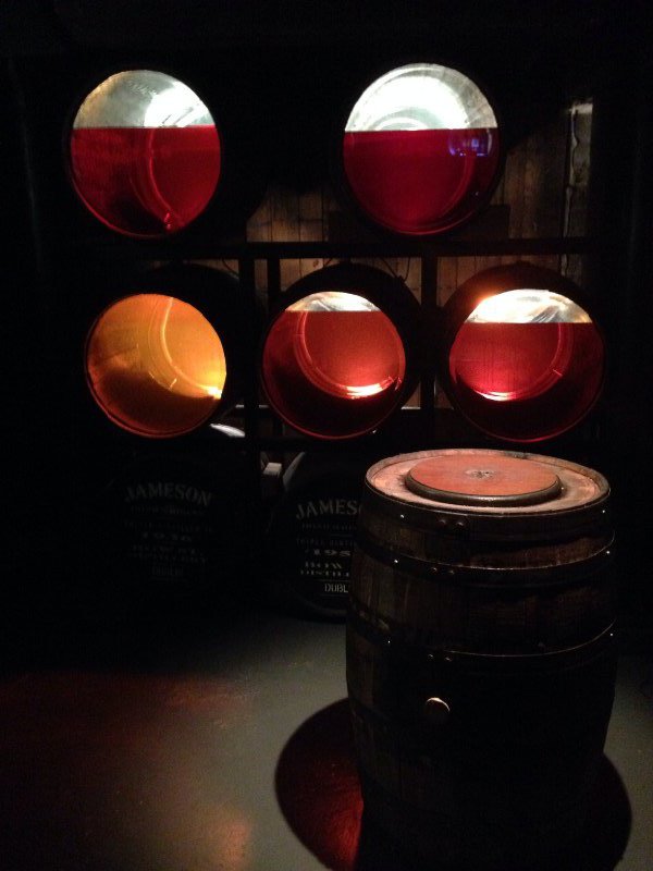 Jameson Distillery - different maturation