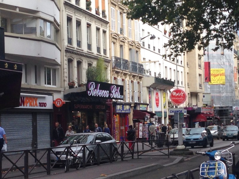 Street near Moulin Rouge