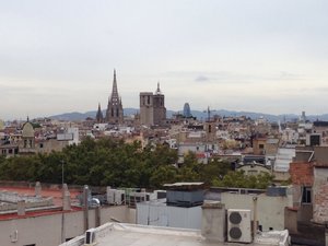 View from rooftop terrace