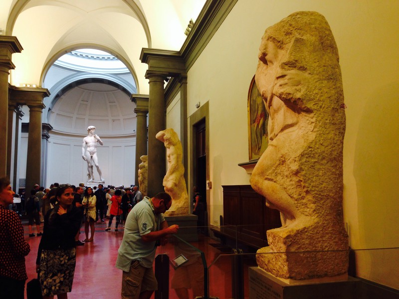 Michelangelo's earlier sculptures