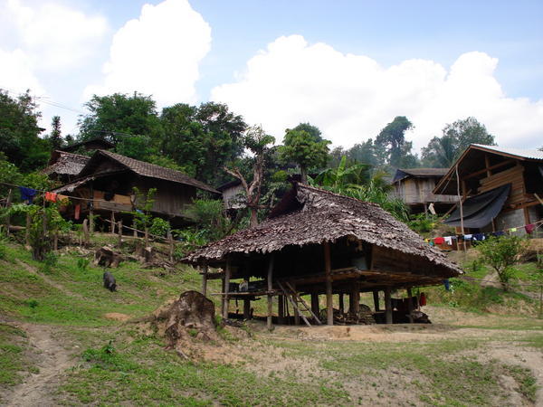 A hill tribe village