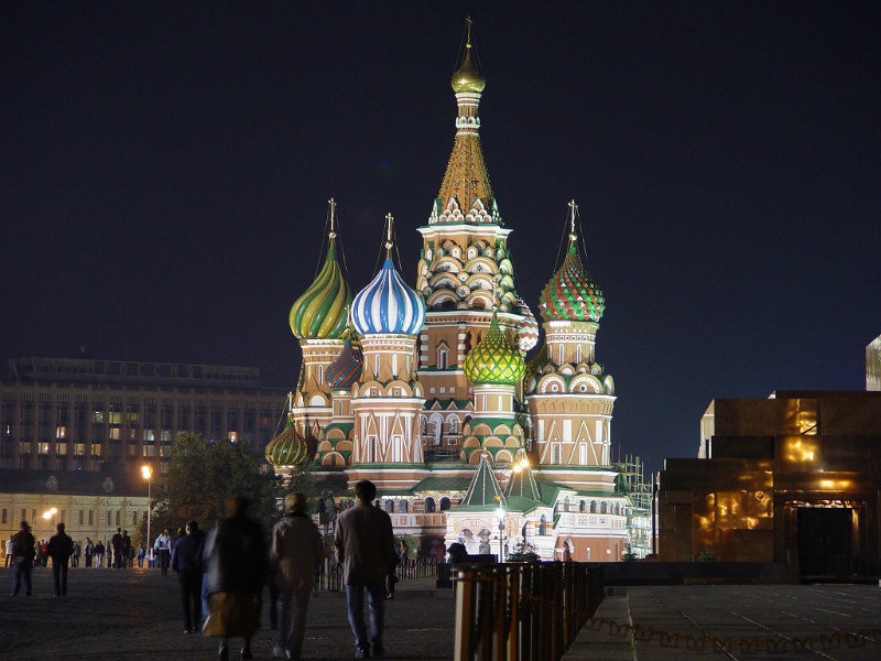 Famous St. Basil's Cathedral