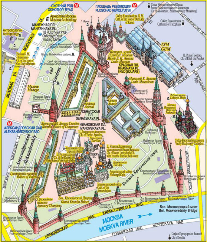 Map of Kremlin 