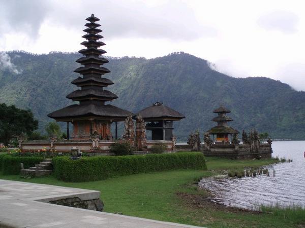 Temple at Lake Bedugul near Ubud