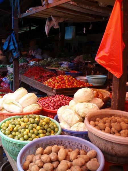 A typical Indonesian market