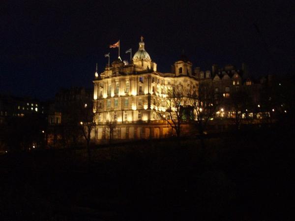 Edinburgh at night