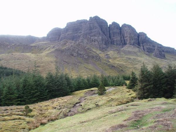 Up towards the Old Man of Storr