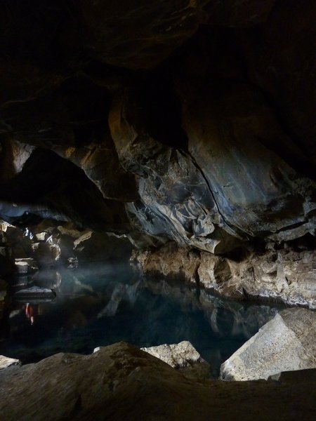 2 Hike around Reykjahilo (Water in this cave was 50 odd deg)