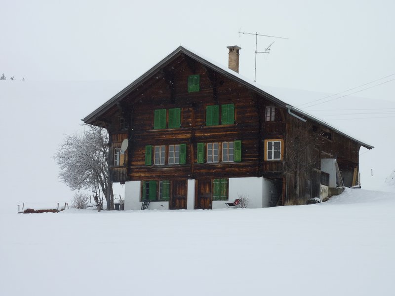 A place we were hosted in the Alps