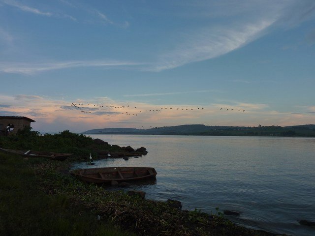 Sunset over Lake Victoria