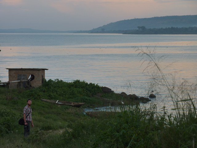 Chris by Lake Victoria