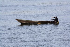 An usual day on Lake Victoria