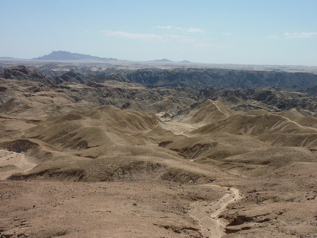 Deverse landscape of Namibia
