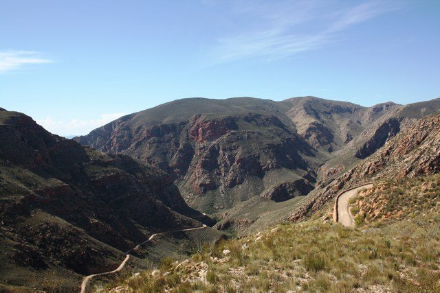 Road up the Swartberg Pass