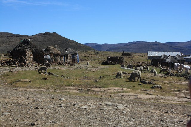 The Lesotho border town