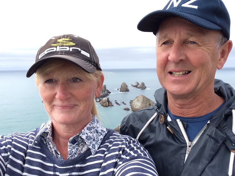 Selfie at Nugget Point