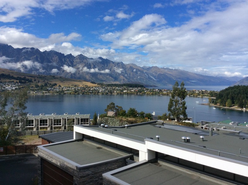 View from our apartment in Queenstown