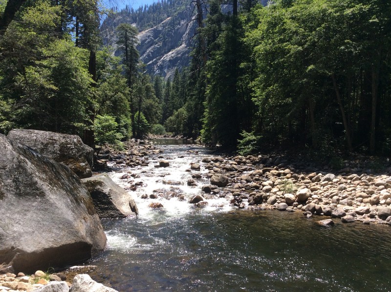 River running through Yosemite