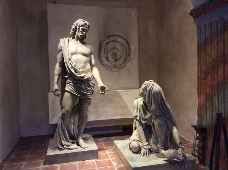 Statues in the church