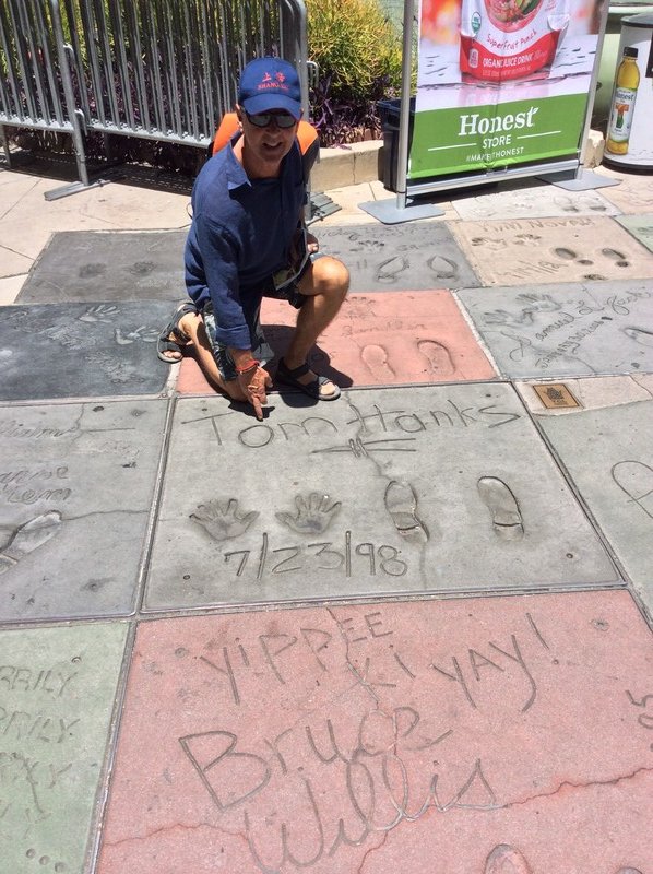 Birthday boy at the Chinese Theatre