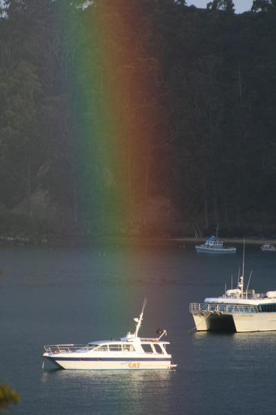 Rainbow at Stewart Island
