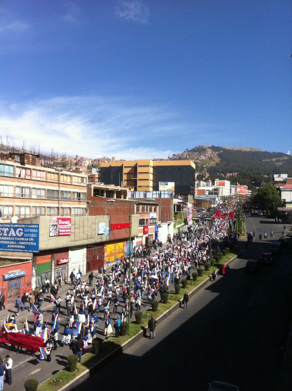 National Workers day in La Paz