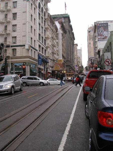 Downtown San Francisco trams