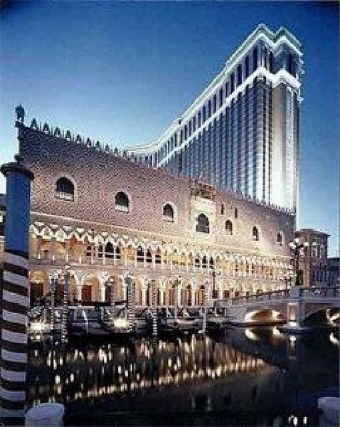 Our hotel "The Venetian" outside