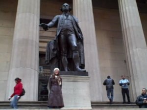 Wall St Statue