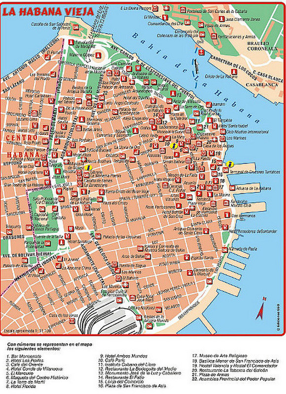 Havana Vieja haritas&#305;