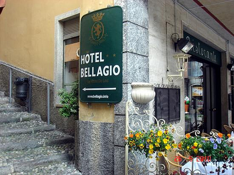 Bellagio dan bir sokak 