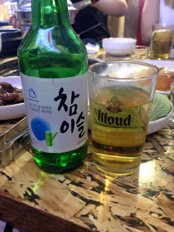 Soju and beer