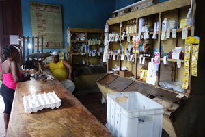Ration shop still used by Cubans for government subsidised produce