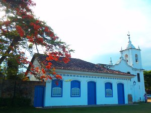 One of the three churches in Paraty - this one was built by slaves for their own use
