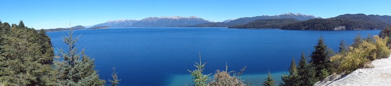 Beautiful scenery all around the lakes in Bariloche
