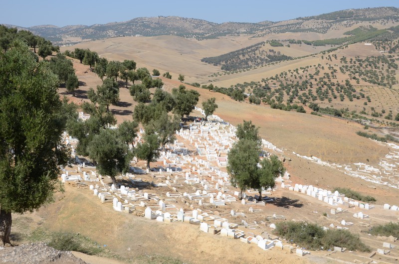 Islamischer Friedhof neben der Strasse