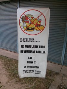 no junkfood!